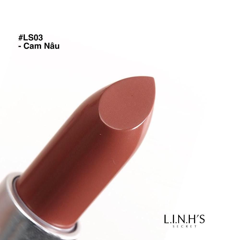 Son lì LS03 · Cam nâu – thỏi son thật