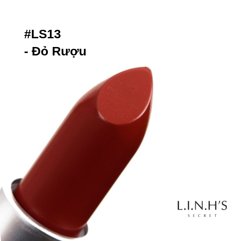 Son lì LS13 · Đỏ rượu – thỏi son thật