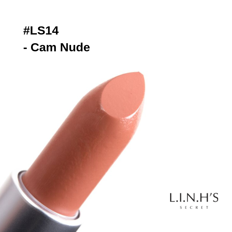 Son lì LS14 · Cam nude – thỏi son thật
